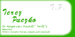 terez puczko business card